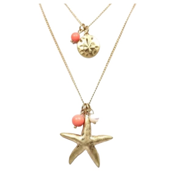 Layered Starfish Necklace - Picture 7 of 7